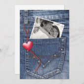 ポケット3Dフラットカードにラブフォト (正面/裏面)