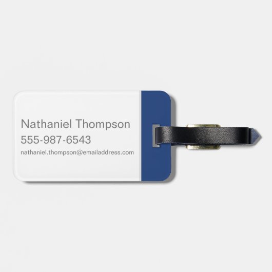 ポケット™ ラゲッジタグ (裏面横)