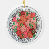 ポケハワイアン生魚アヒツナポケ丼 セラミックオーナメント (裏面)