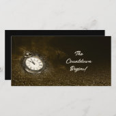 ポケパーソナライズされたットウォッチカウントダウン年賀状 シーズンカード (正面/裏面)