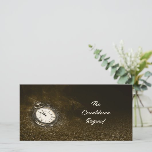 ポケパーソナライズされたットウォッチカウントダウン年賀状 シーズンカード (スタンド正面)