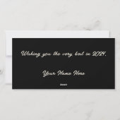 ポケパーソナライズされたットウォッチカウントダウン年賀状 シーズンカード (裏面)