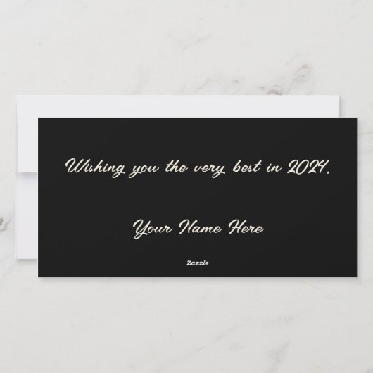 ポケパーソナライズされたットウォッチカウントダウン年賀状 シーズンカード (裏面)