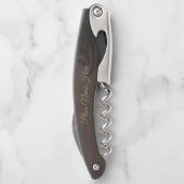 ポケパーソナライズされたットコフェイクルクねじ ソムリエナイフ (裏面)