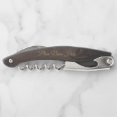 ポケパーソナライズされたットコフェイクルクねじ ソムリエナイフ (裏面)