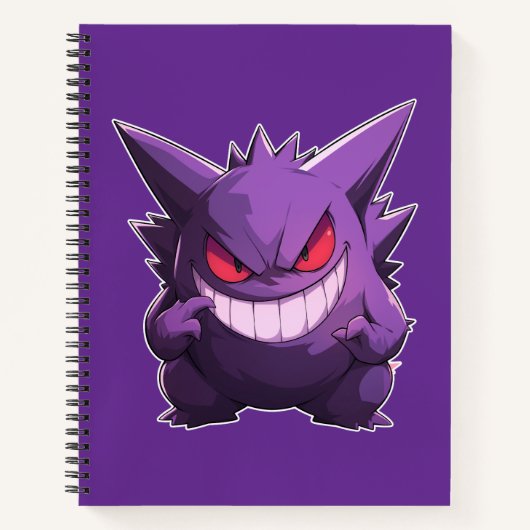 ポケモンの紫色の悪い源garノート ノートブック (正面)