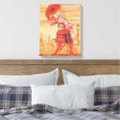 ポケリンがマスカリルの役割 キャンバスプリント (インサイチュ (寝室))