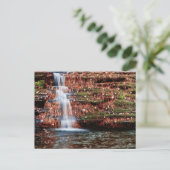 ポコノカスケード滝 ポストカード (スタンド正面)
