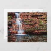 ポコノカスケード滝 ポストカード (正面/裏面)