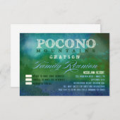 ポコノスファミリー懇親会 招待状 (正面/裏面)