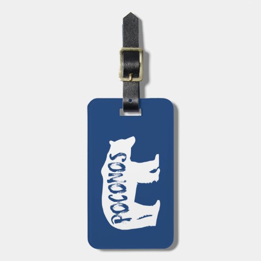 ポコノスベア ラゲッジタグ (正面縦)