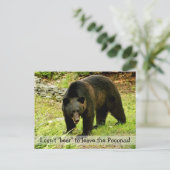 ポコノスポストカードに対し離れて「耐えられない」 ポストカード (スタンド正面)