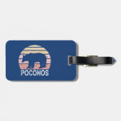 ポコノスレトロベア ラゲッジタグ (裏面横)