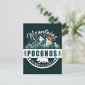 ポコノスレトロペンシルバニア山脈 ポストカード (スタンド正面)