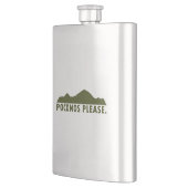 ポコノス頼む フラスク (左)