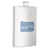 ポコノス、ペンシルバニア州木目 フラスク (右)