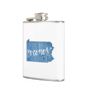 ポコノス、ペンシルバニア州木目 フラスク (左)