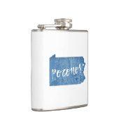 ポコノス、ペンシルバニア州木目 フラスク (右)