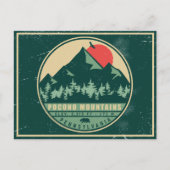 ポコノスPAレトロサンセットヴィンテージ土産ギフト ポストカード (正面)