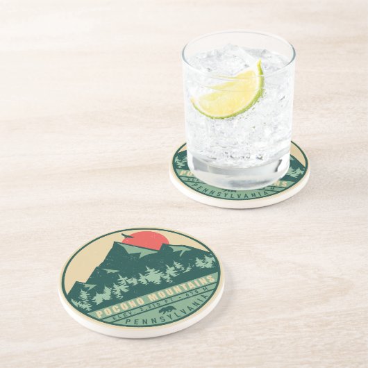 ポコノマウンテンズペンシルバニアハイキングサンセット コースター (側面)