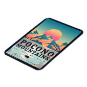 ポコノマウンテンズペンシルバニアヴィンテージお土産 マグネット (左側)