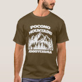 ポコノマウンテンズペンシルバニア Tシャツ (正面)