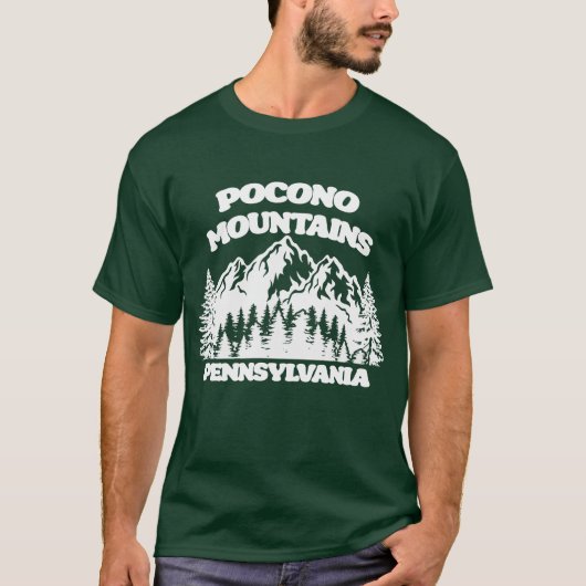 ポコノマウンテンズペンシルバニア Tシャツ (正面)