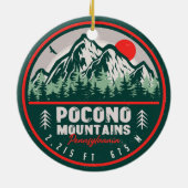 ポコノマウンテンPAレトロサンセットデミディーズ セラミックオーナメント (裏面)