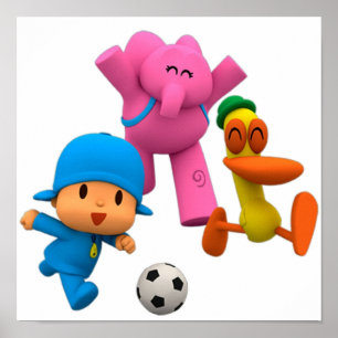 ポコヨ遊サッカー ポスター