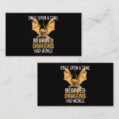 ポゴおもしろいナかつて髭を生やしたドラゴンがいた 名刺 (正面/裏面)