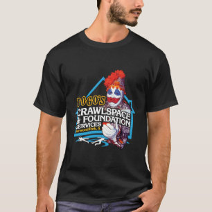 ポゴズクローラスペースファンデーション怖いシリアルErピエロ Tシャツ
