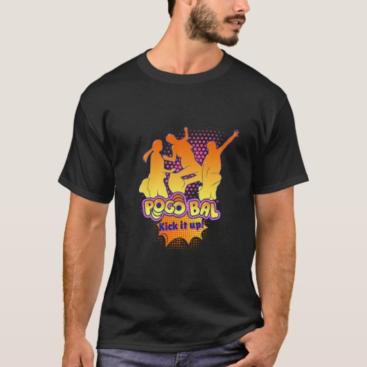 ポゴボール 'Kick It Up!' Tシャツ (正面)