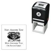 ポサダカラベラスカルカトリナレタープレススタイル セルフインキングスタンプ (インサイチュ)