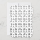 ポサダカラベラブーツアンドスカル 招待状 (裏面)