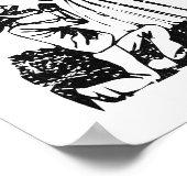 ポサダカヴァレラコーティングスケルトンカップル ポスター (角)