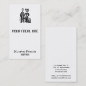 ポサダスケルトンカップル 名刺 (正面/裏面)