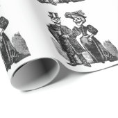 ポザーダの骨組カップル ラッピングペーパー (ロールコーナー)