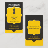 ポシチックはっきりしたファッション工業 名刺 (正面/裏面)