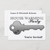 ポシュきらめくハウスウォーミングパーティの招待状 招待状 (正面/裏面)