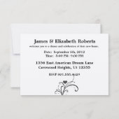 ポシュきらめくハウスウォーミングパーティの招待状 招待状 (裏面)