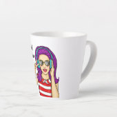 ポシュアンバサダーポシュマークラテマグ カフェラテマグ (右アングル)