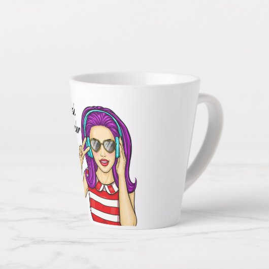 ポシュアンバサダーポシュマークラテマグ カフェラテマグ (右アングル)