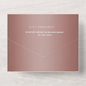 ポシュグリジーバラ金ゴールド35thバースデーパーティー オールインワン招待状 (裏面)