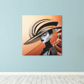 ポシュチックコレクション#1 （ブラウン） キャンバスプリント (インサイチュ (ウッドフロア))