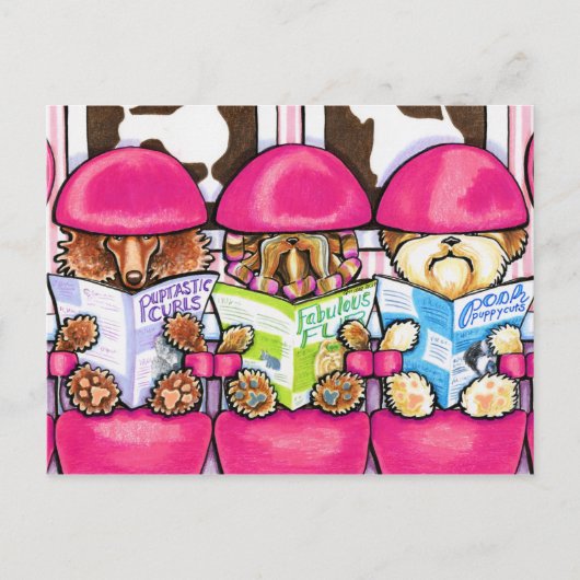 ポシュパップサロン ポストカード (正面)