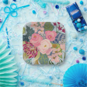 ポシュピンクローゼス紙プレート ペーパープレート (パーティー)