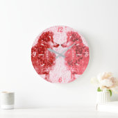 ポシュプードルラブ ラージ壁時計 (ホーム)