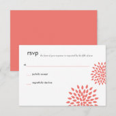 ポシュ花びら |コーラル | RSVP (正面/裏面)