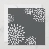 ポシュ花びら |シルバー |結婚式招待状 招待状 (裏面)