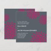 ポシュ花びら |快活 |結婚式招待状 招待状 (正面/裏面)